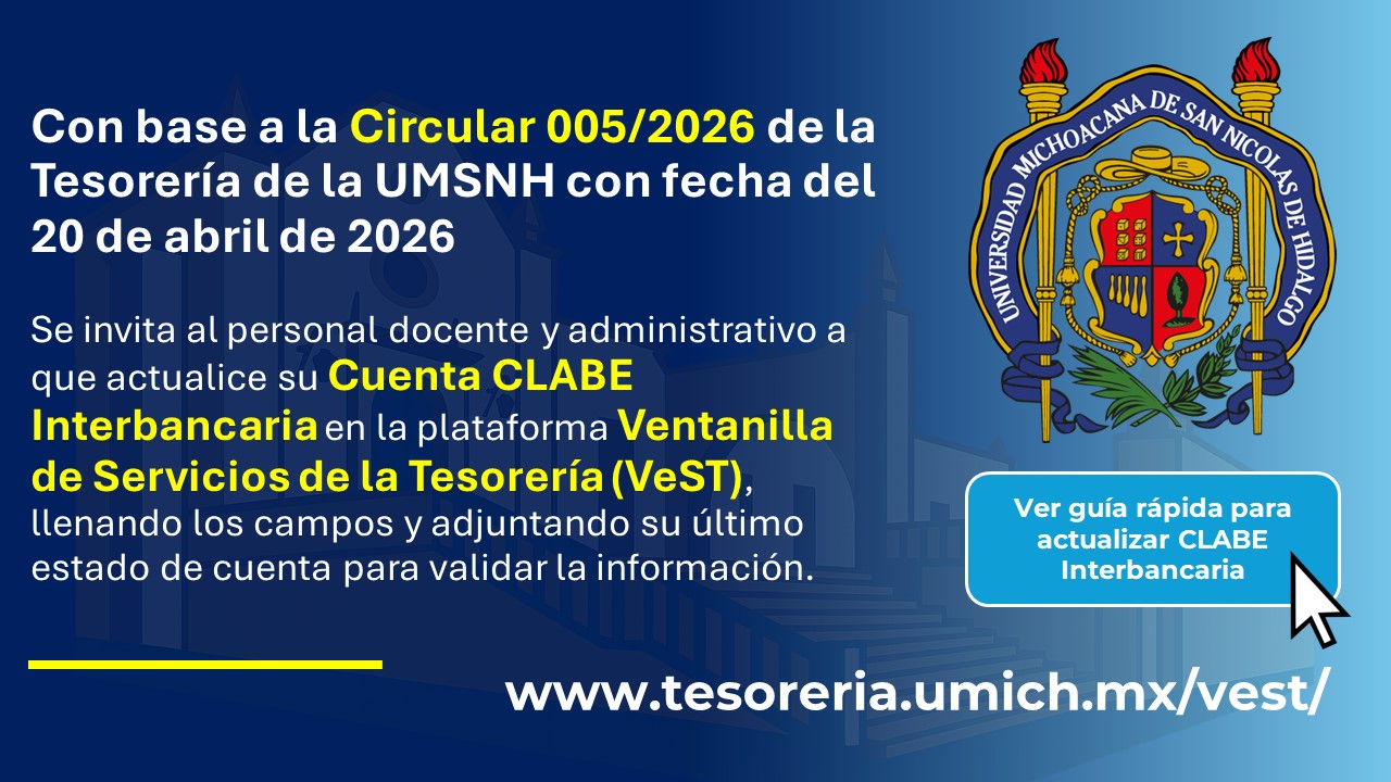 AVISO DE ACTUALIZACIÓN DE CLABE INTERBANCARIA
